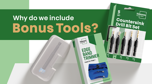 Why We Add Bonus Tools In Our DIY Murphy Bed Hardware Kits